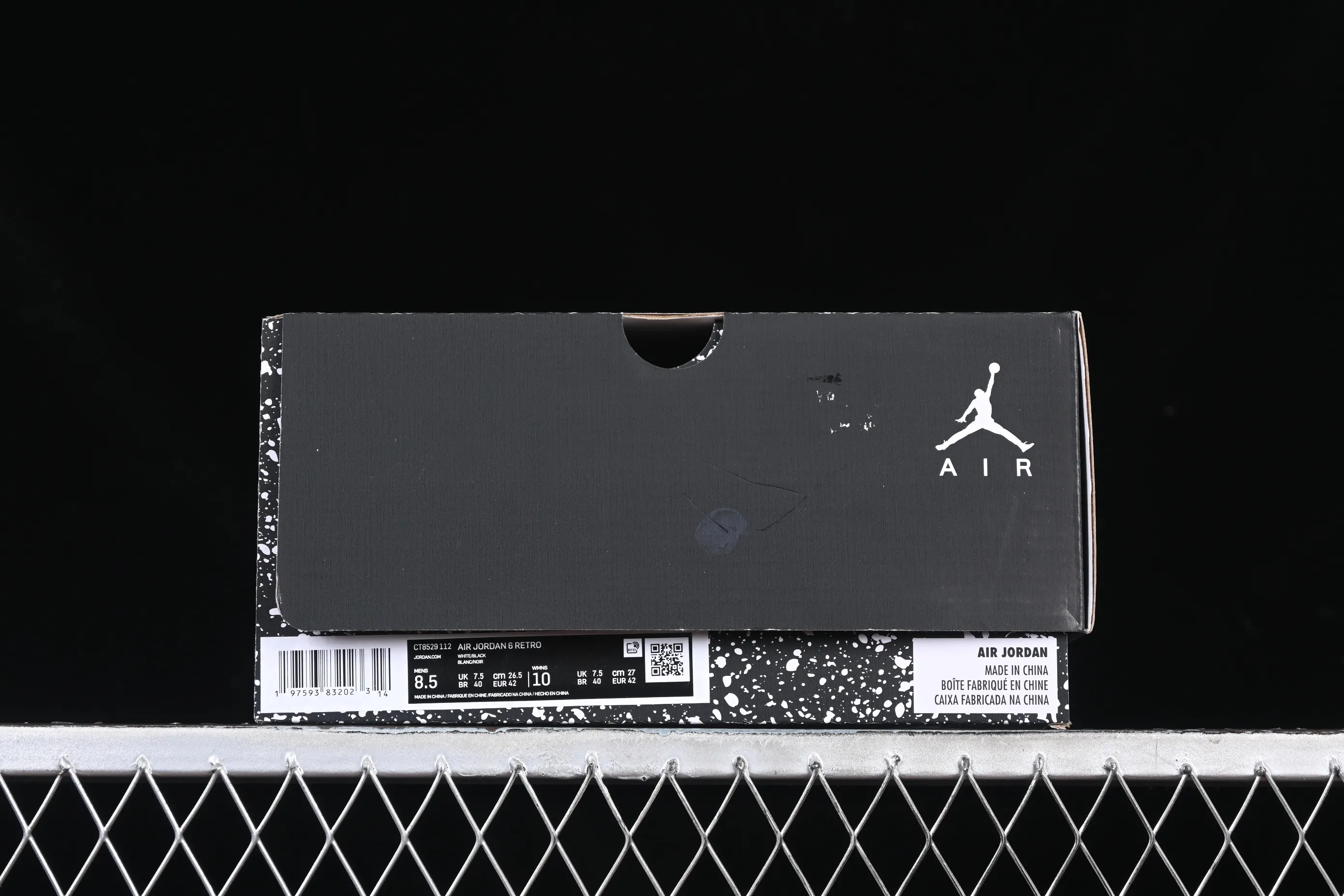 All categories Air Jordan Jordan series basketball shoes Air Jordan 6 Air Jordan 6 Retro "White And Black" AJ6 Joe 6 classic white and black CT8529-112
